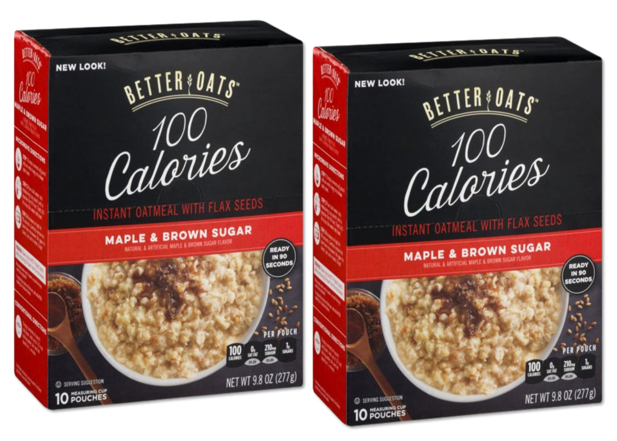 100 Calorie Instant Oatmeal Bundle with Flax Seed S2186