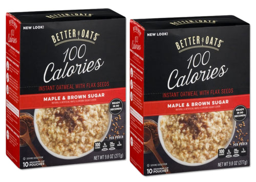 100 Calorie Instant Oatmeal Bundle with Flax Seed S2186
