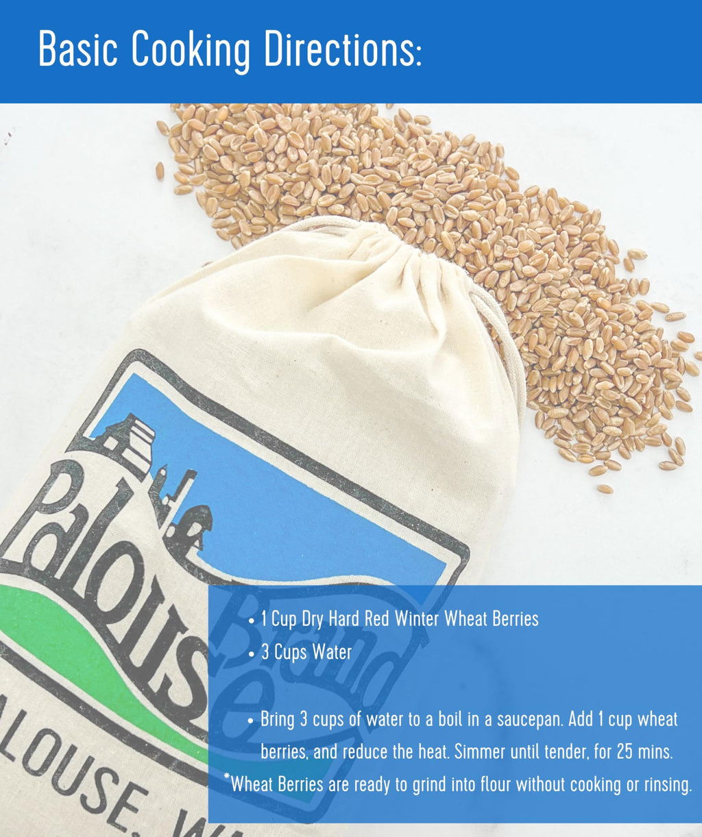 Hard Red Winter Wheat Berries 25 LBS Bucket U754689