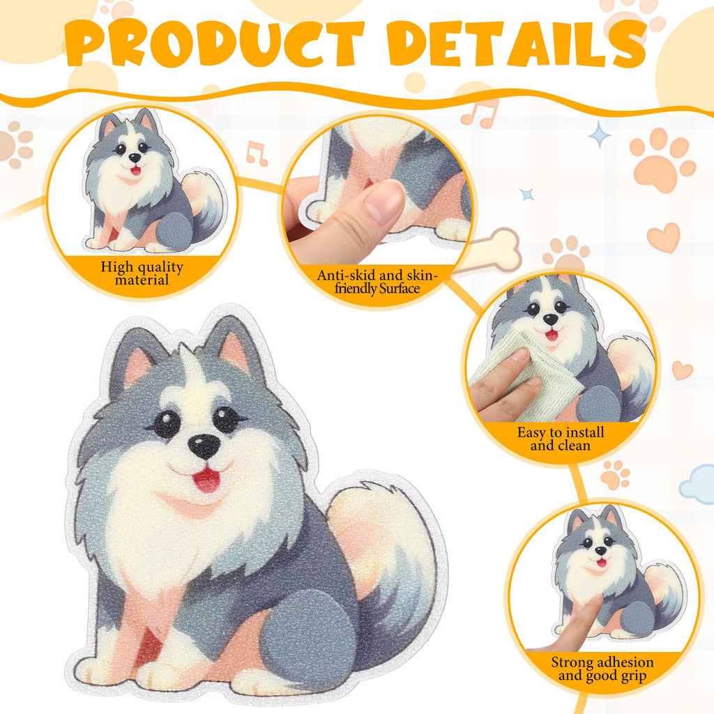 24 Pcs Dog Bathtub Non Slip Stickers E533