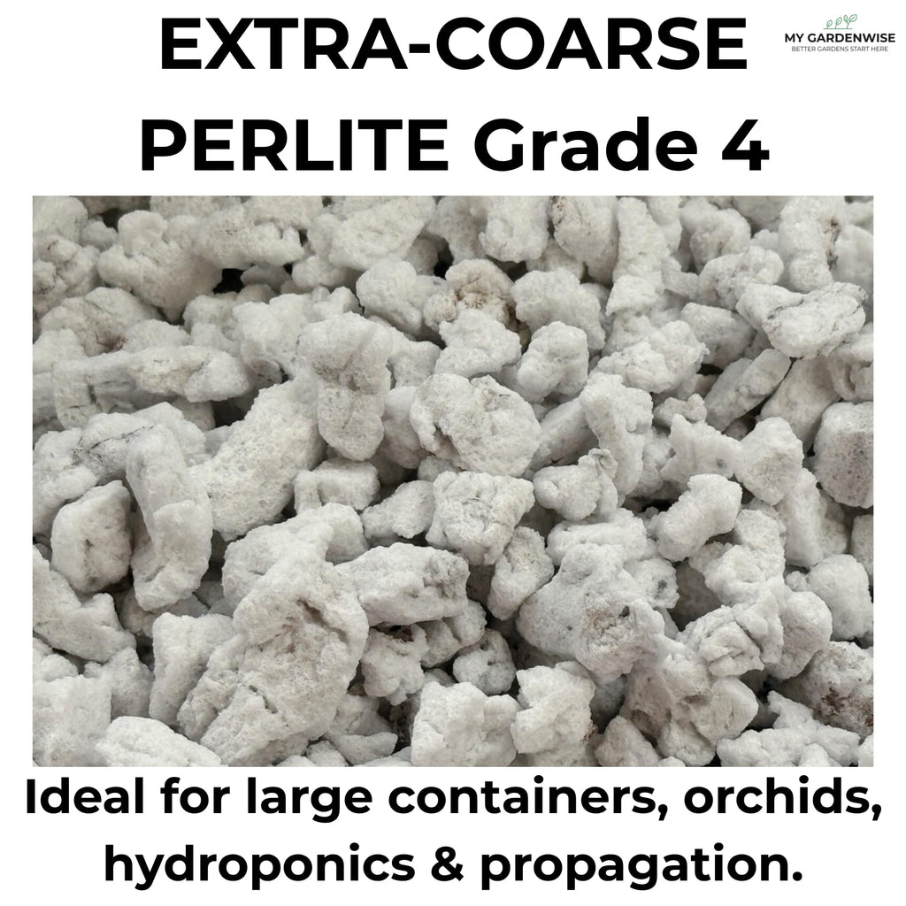 Perlite for Plants, Extra Coarse Grade 4 Horticultural Perlite, 3 quarts Z145656