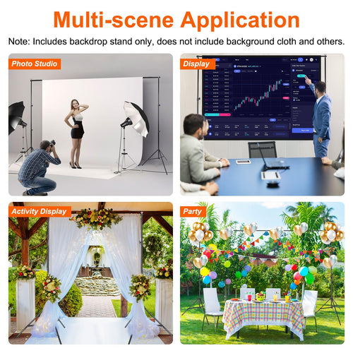 10Ft Wide Backdrop Stand Kit L211564