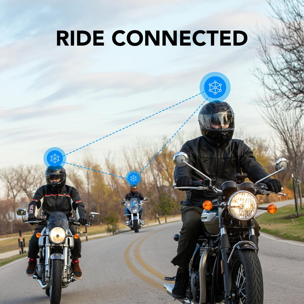 Full Face Smart Motorcycle Helmet with Integrated Communications Q666154