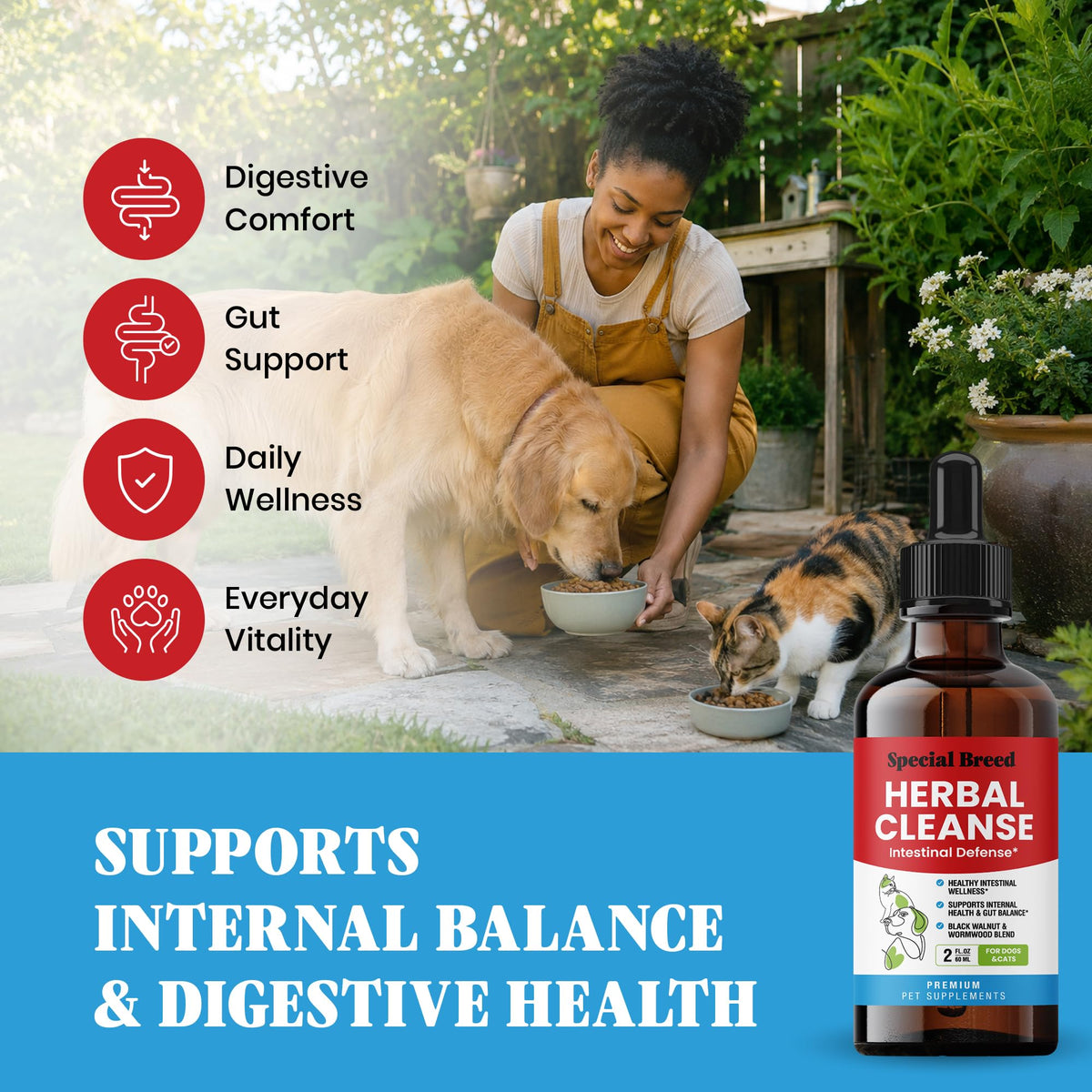 2 oz Herbal Cleanse for Dogs & Cats M595030