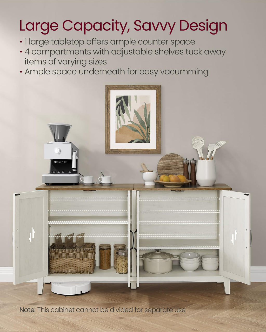 Buffet Cabinet with Adjustable Shelf Y5895