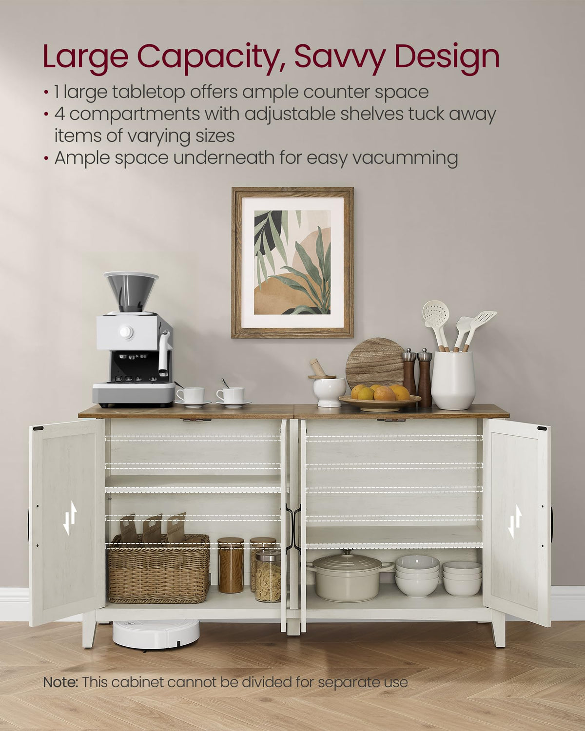Buffet Cabinet with Adjustable Shelf Y5895