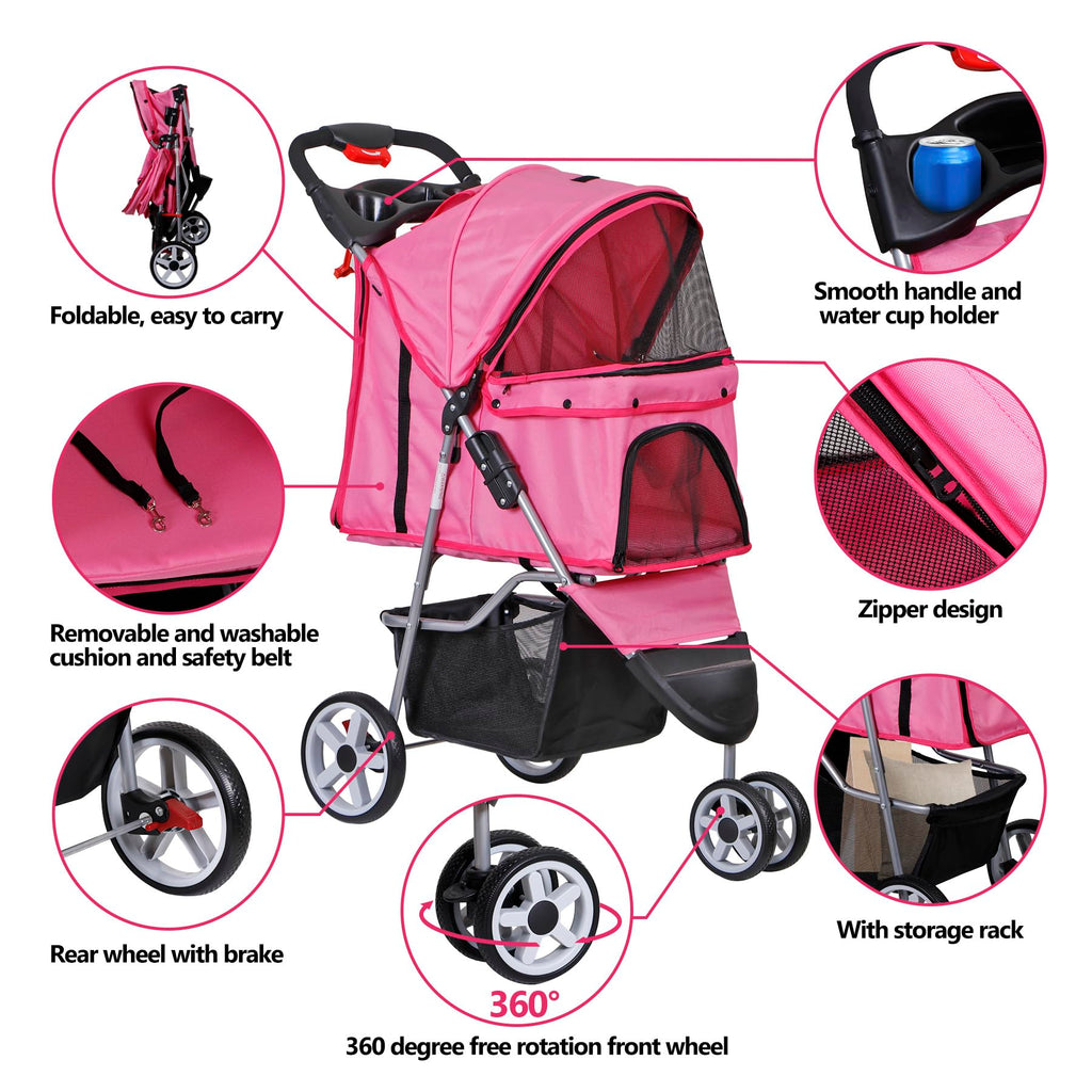 Foldable Pet Stroller P5135