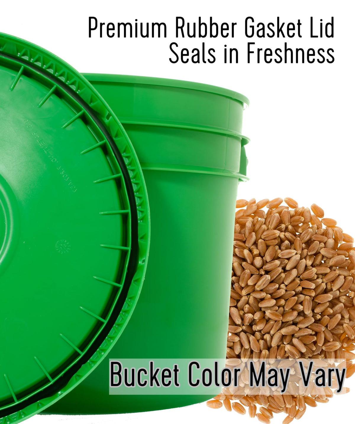 Hard Red Winter Wheat Berries 25 LBS Bucket U754689