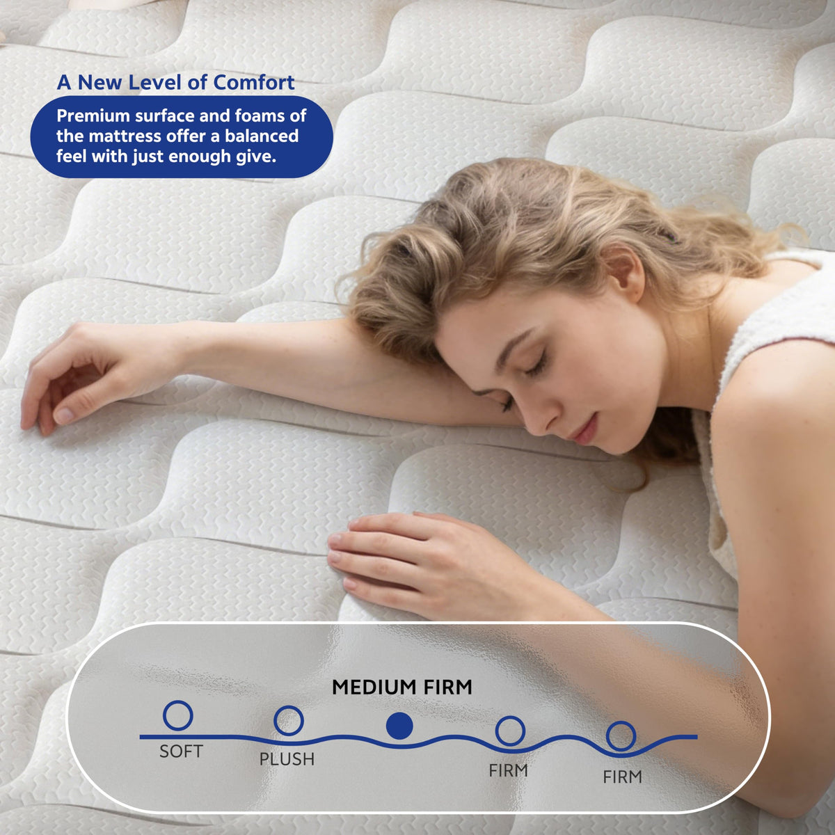 12 Inch Full Hybrid Double Mattress J531094