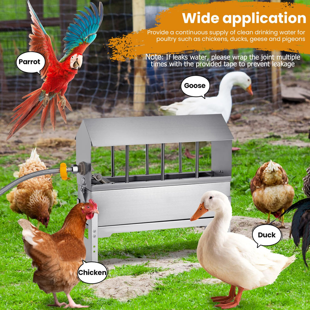 Stainless Steel Chicken Waterer P1440