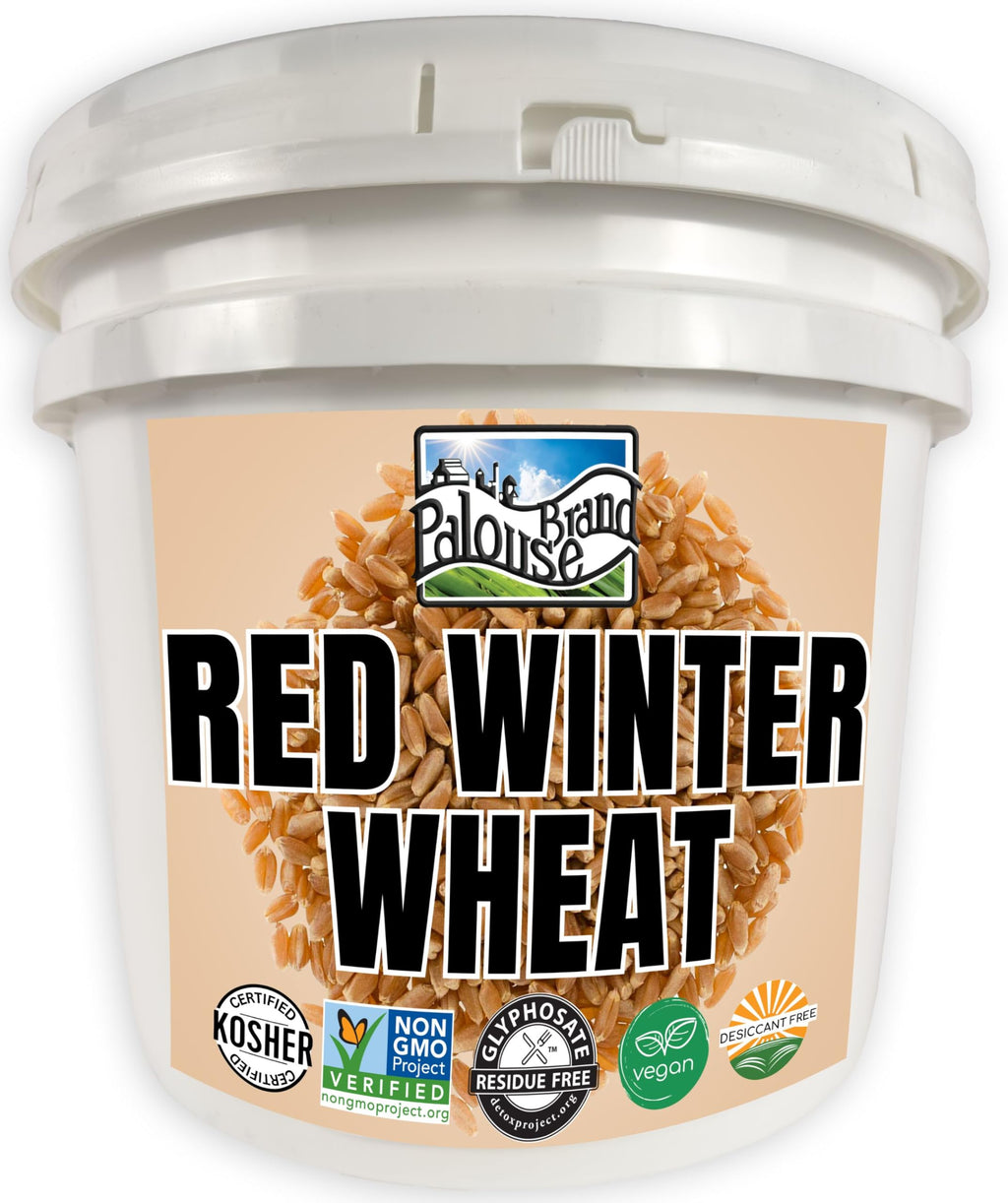 Hard Red Winter Wheat Berries 25 LBS Bucket U754689