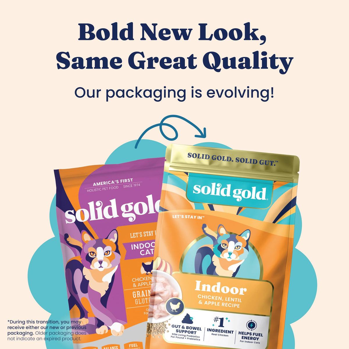 Solid Gold Indoor Chicken Dry Cat Food High Fiber, Adult & Senior Cats 12LB S960