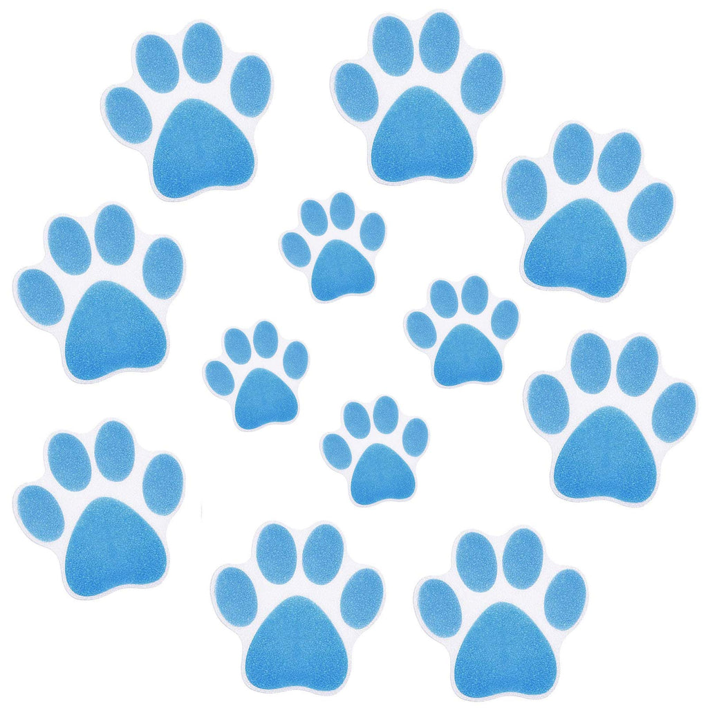 12 Pcs Non-Slip Bathtub Stickers Blue H3448