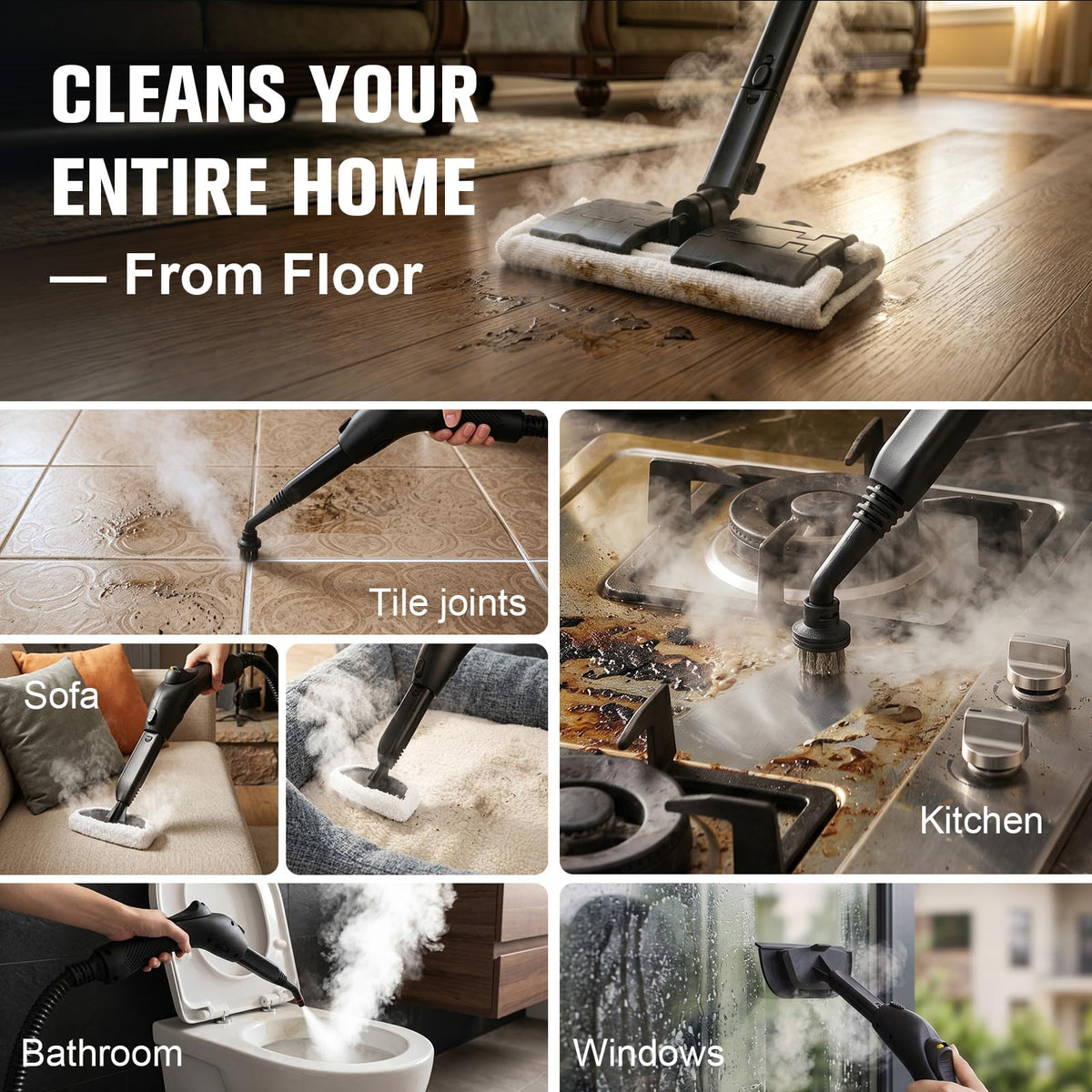 Multi-Purpose Steam Cleaner H35324
