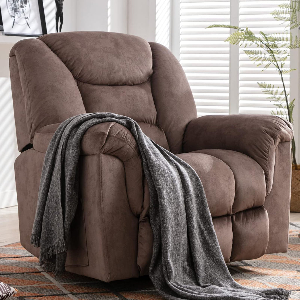 Oversized Manual Swivel Rocker Recliner Chair M1477