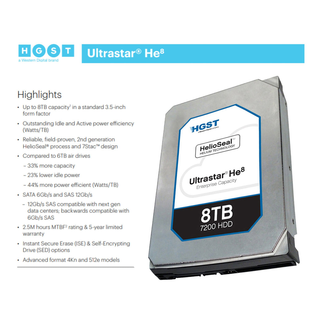 8000GB 7,2K RPM SATA 3.5" HDD K974