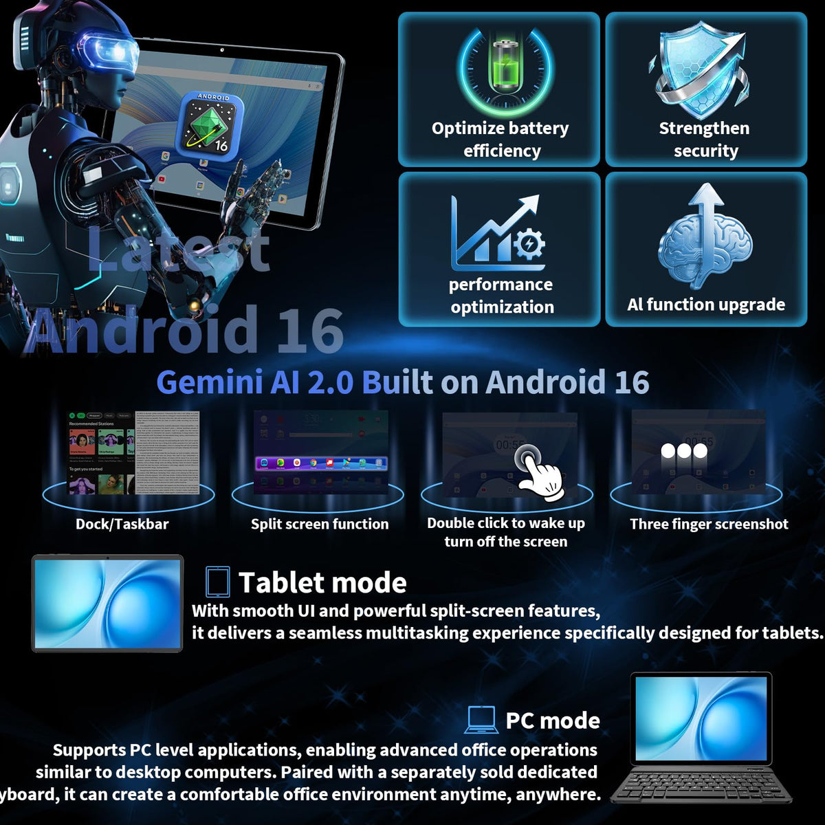 10 inch Tablet with Keyboard S5373