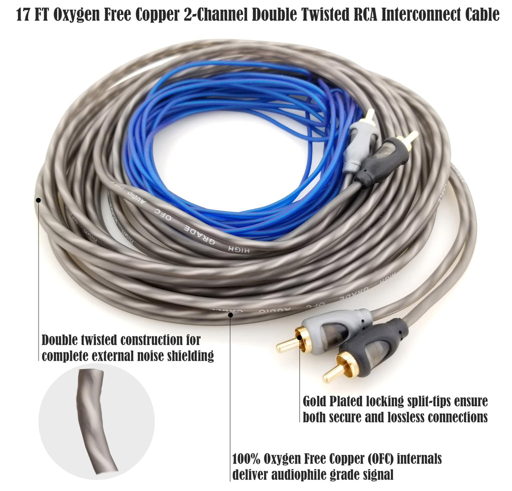 4 AWG 100% Copper Car Audio Amp Wire Kit I1992