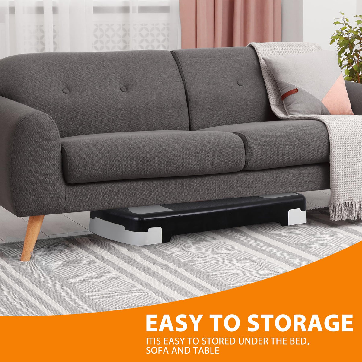 30'' Adjustable Non-Slip Aerobics Stepper F965
