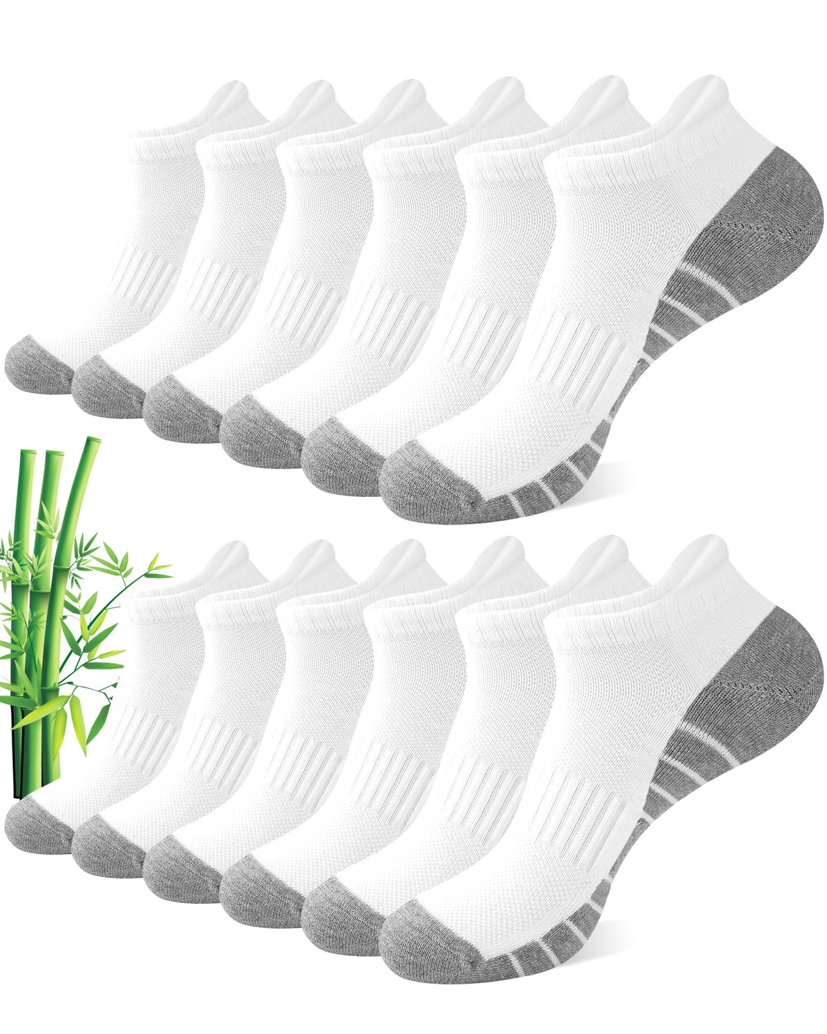 Moisture Wicking Bamboo Viscose Ankle Socks L1635