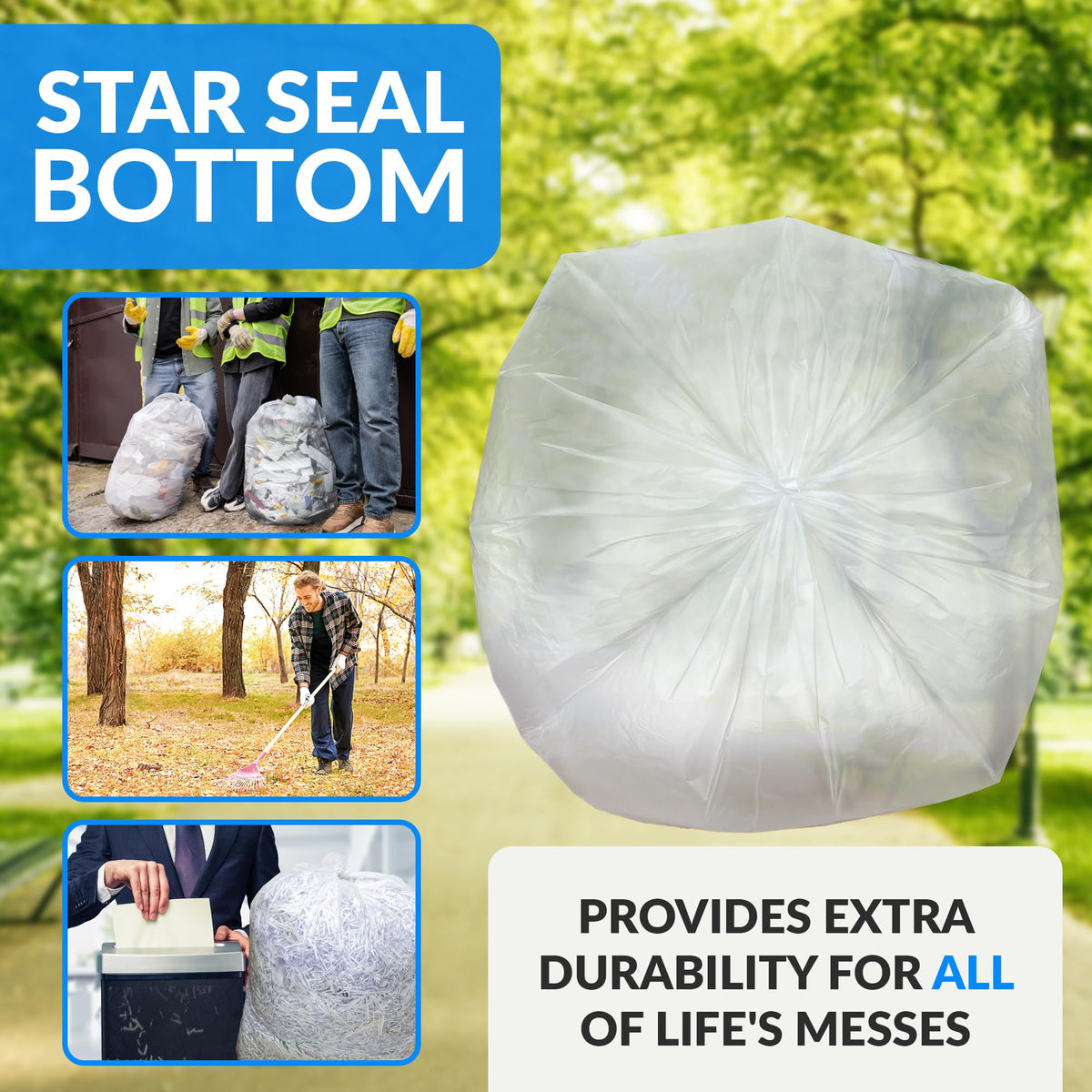 40 to 45 Gallon Heavy Duty Trash Bags H640