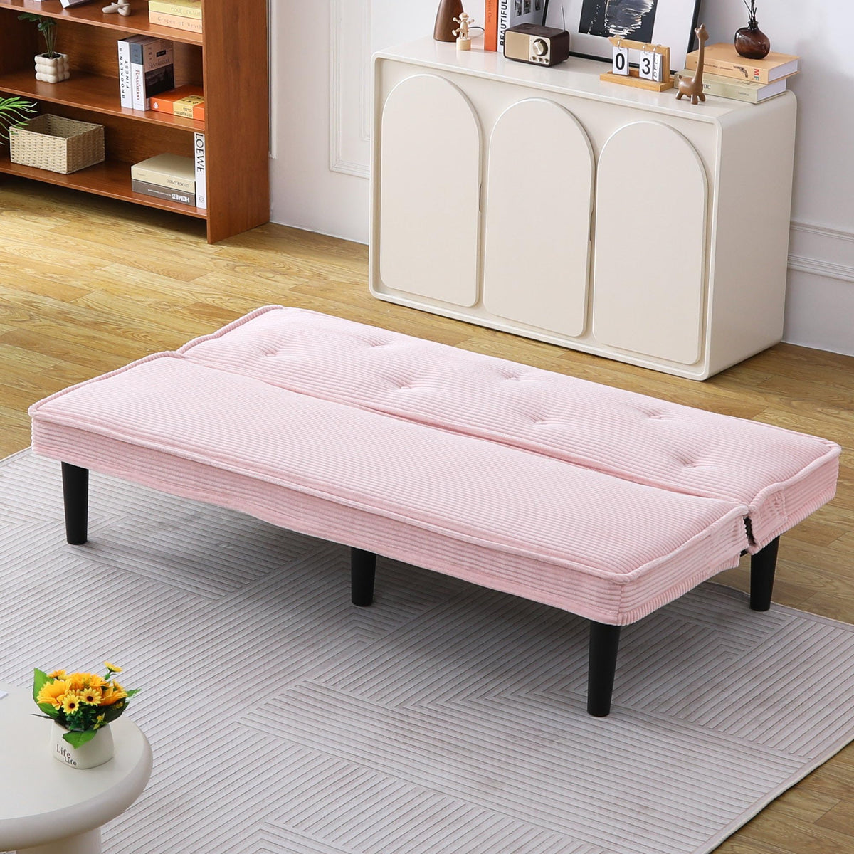 Corduroy Convertible Futon Sofa Bed Y8039