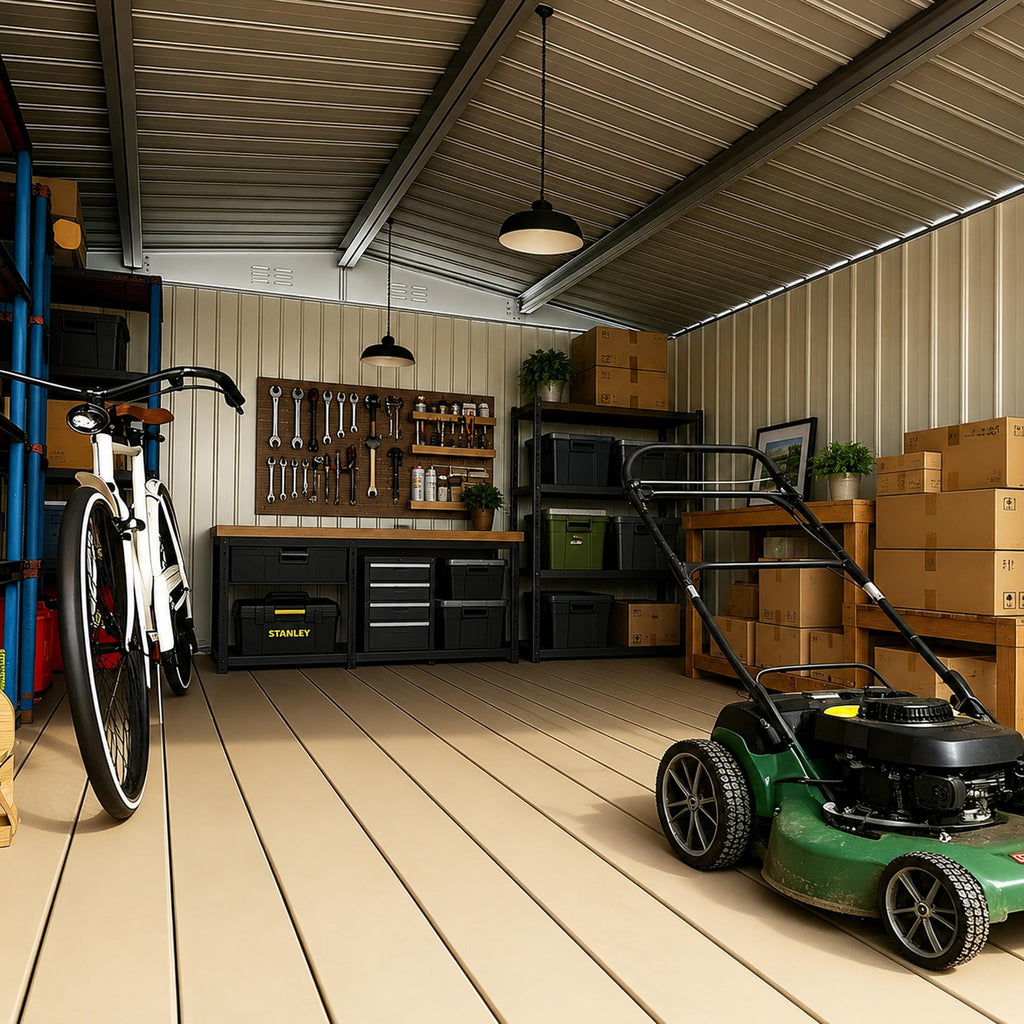 10x14 FT Metal Storage Shed E571435