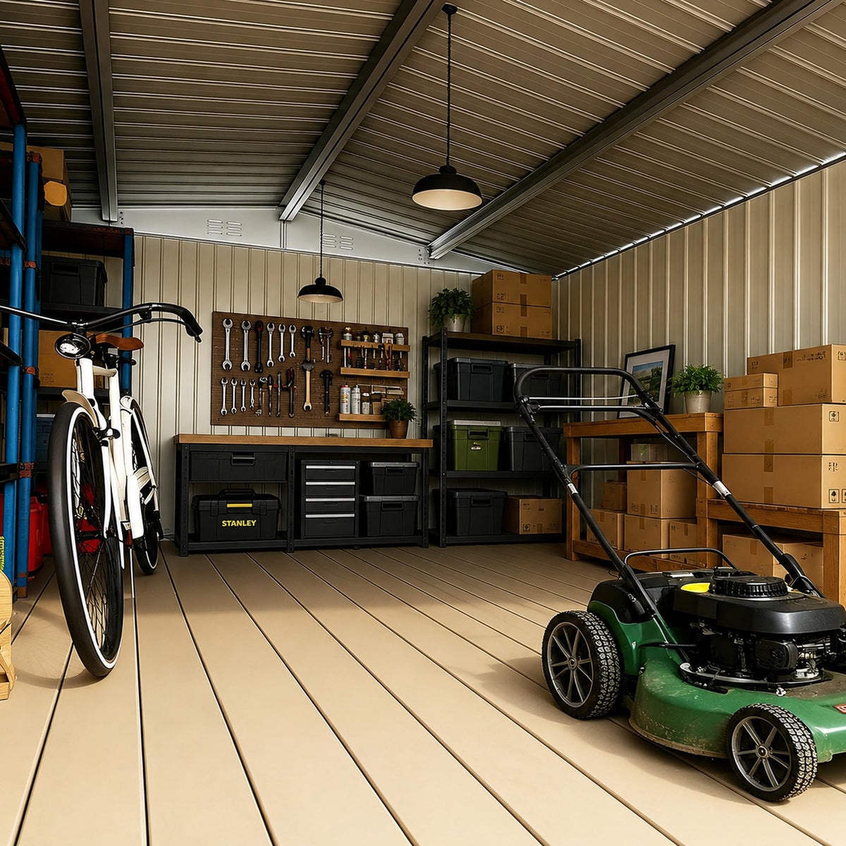 10x14 FT Metal Storage Shed E571435