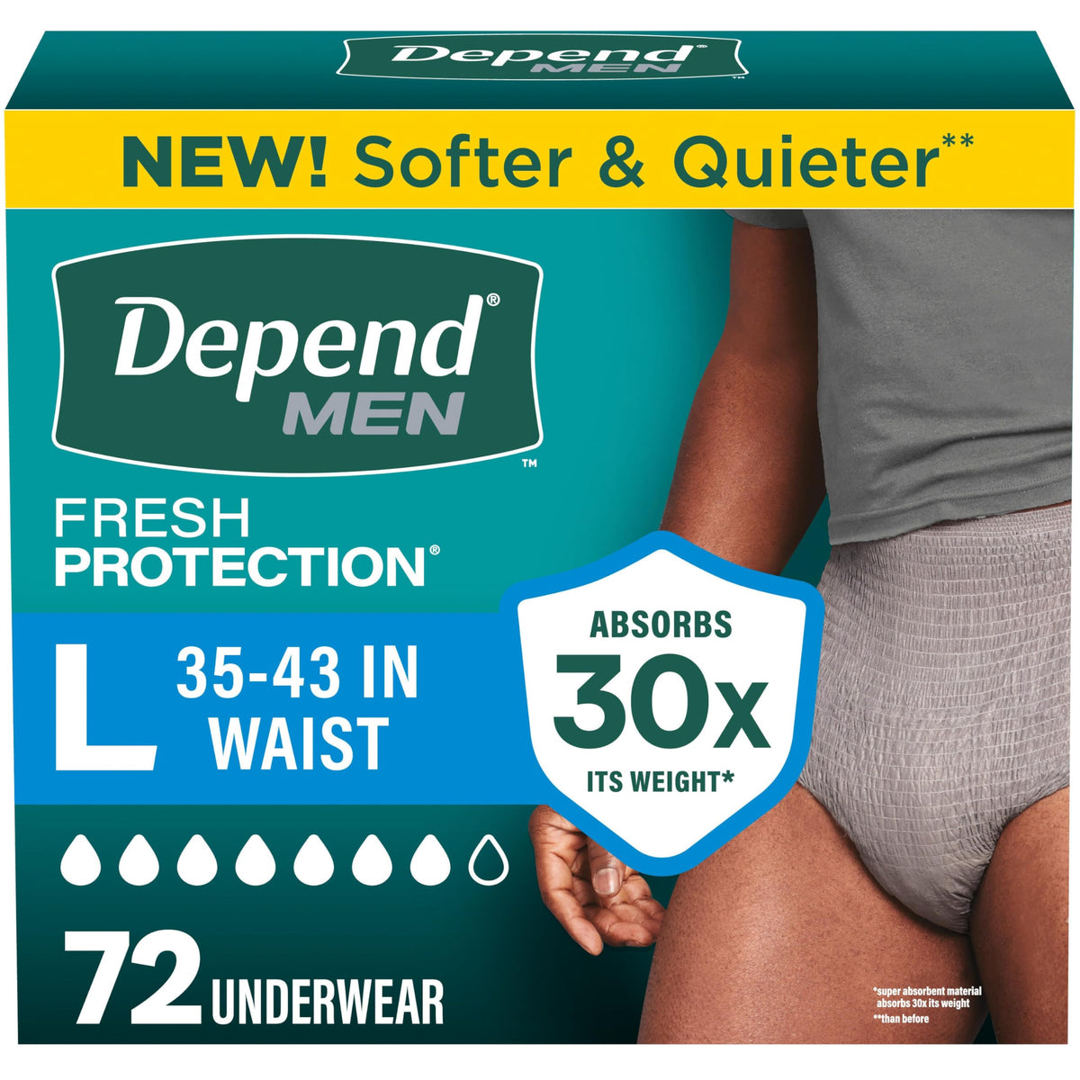 Large 72 Count Adult Diapers C444