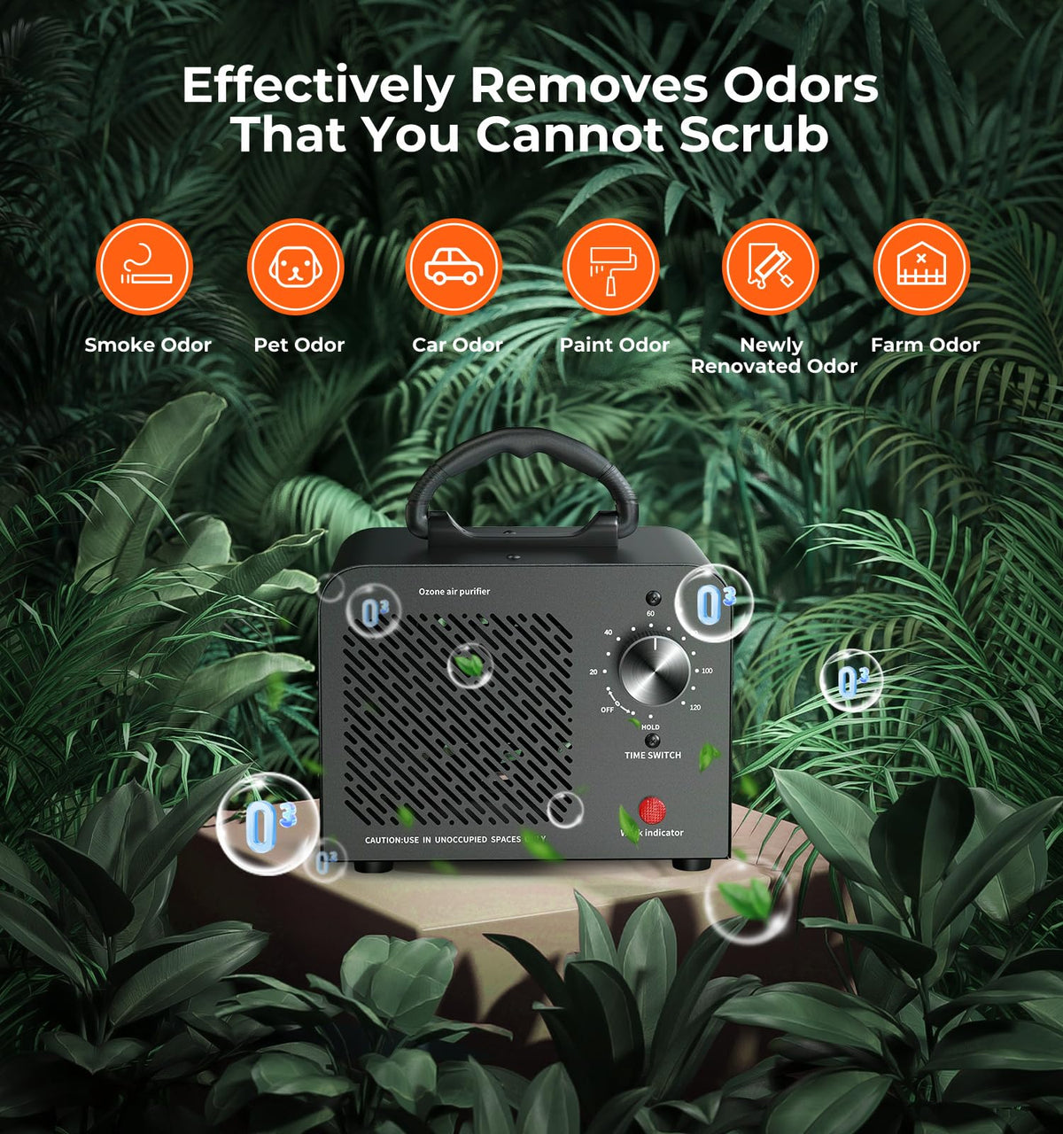 Ozone Generator 48,000mg Odor Eliminator C711573