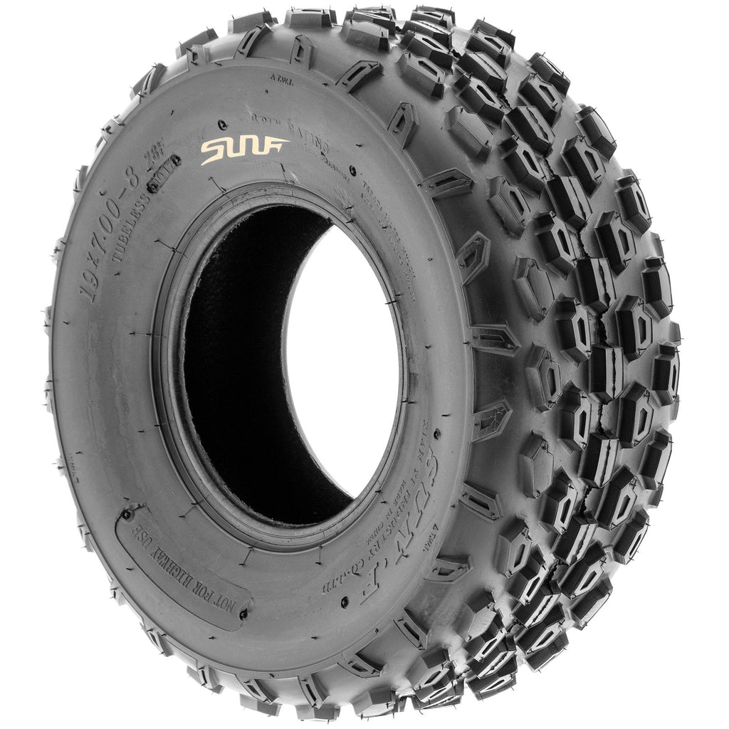 Set of 4 Sport ATV Tubeless Tires 19x7-8 Front & 18x9.5-8 Rear 4 Ply Q100682