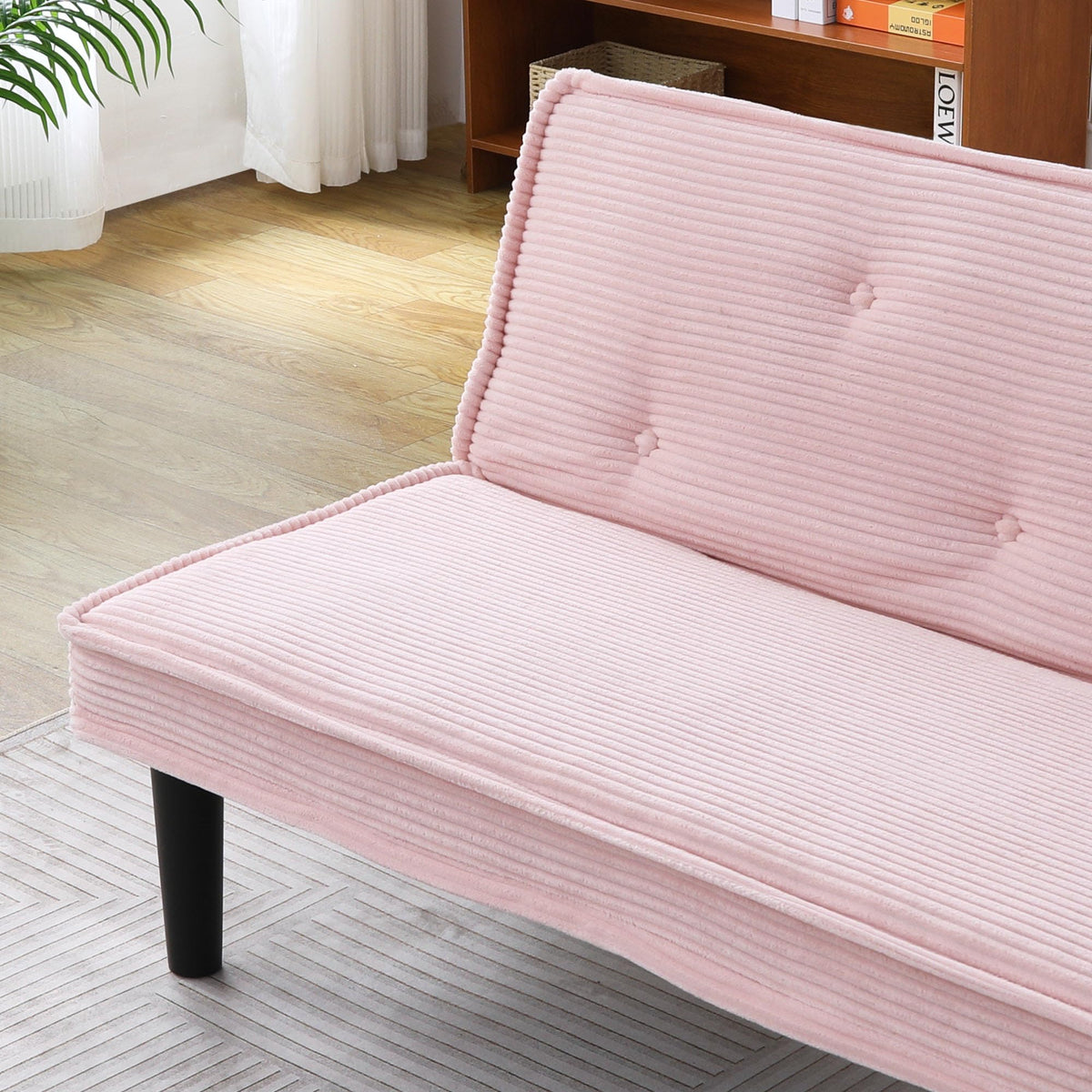 Corduroy Convertible Futon Sofa Bed Y8039