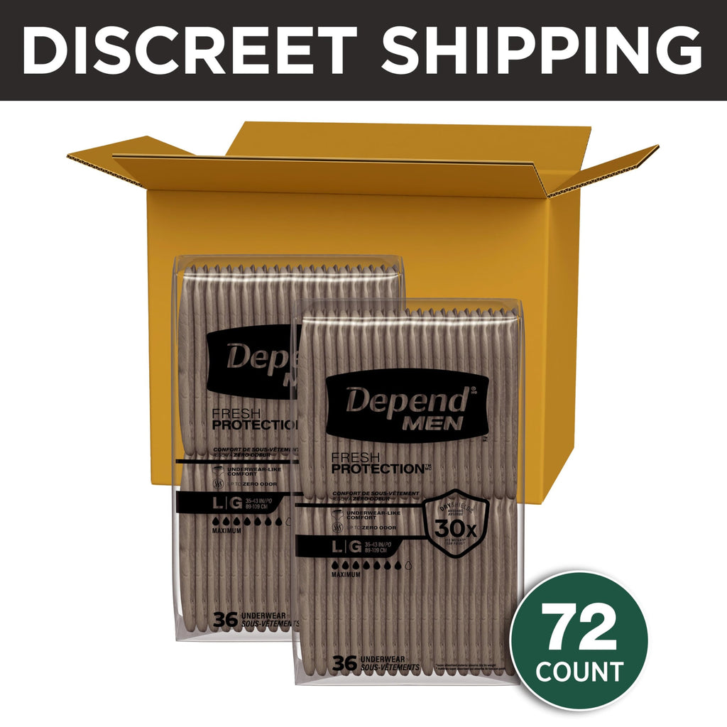 Large 72 Count Adult Diapers C444