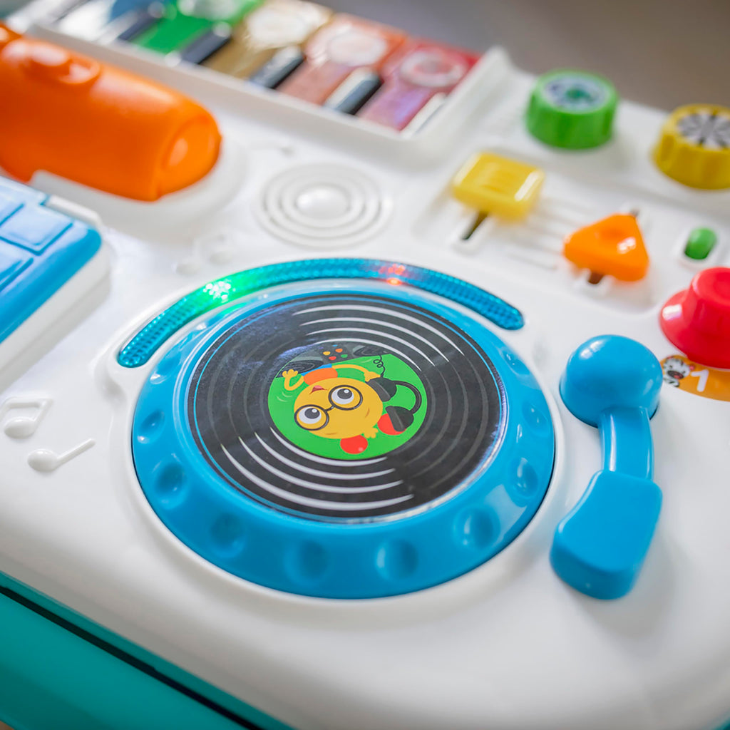 4-in-1 Push Walker Activity Center Toddler Table Floor Toy B466