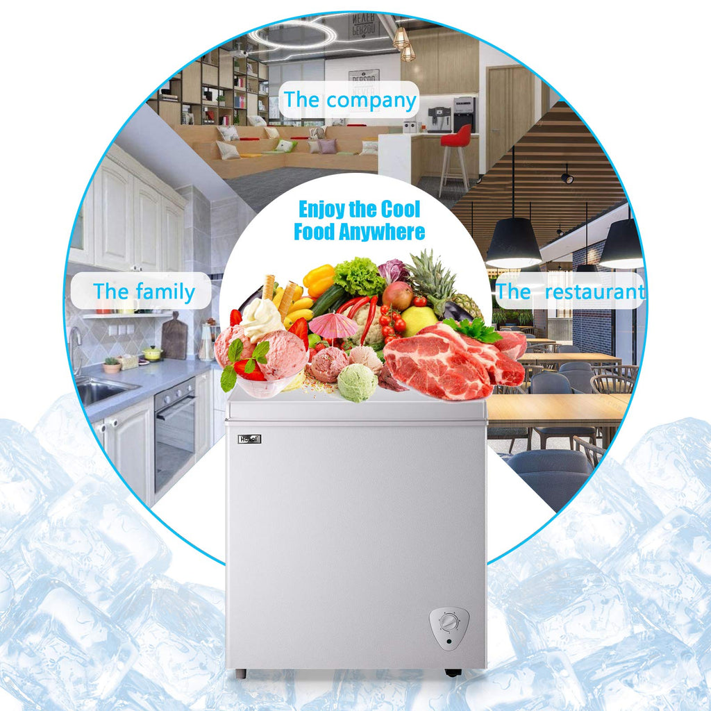 White 5.0 Cu.Ft Chest Freezer Y298