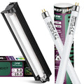 24W T5 HO UVB Reptile Light Fixture with Fluorescent Bulbs F7164
