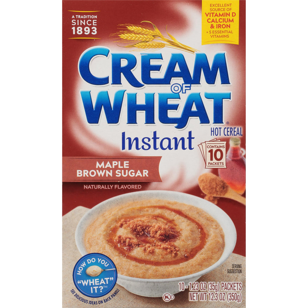 Instant Hot Cereal, Maple Brown Sugar, 12.3 Ounce (Pack of 4) H802807