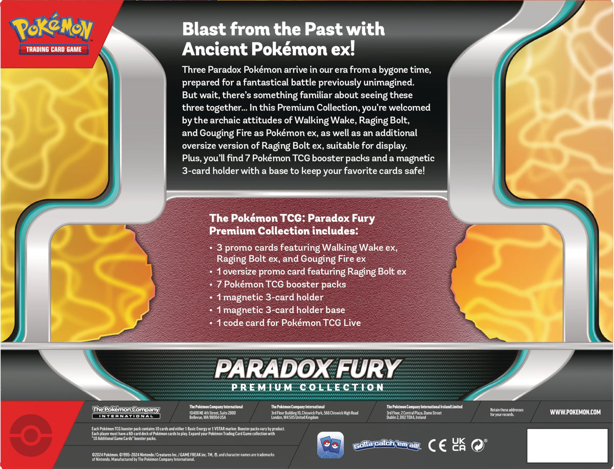 Pokemon TCG Paradox Fury Premium Collection J2901