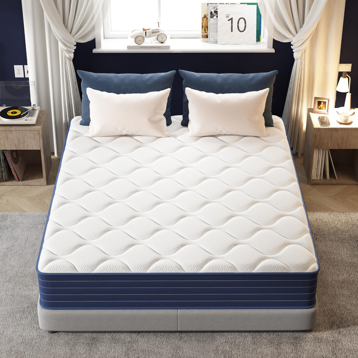 12 Inch Full Hybrid Double Mattress J531094