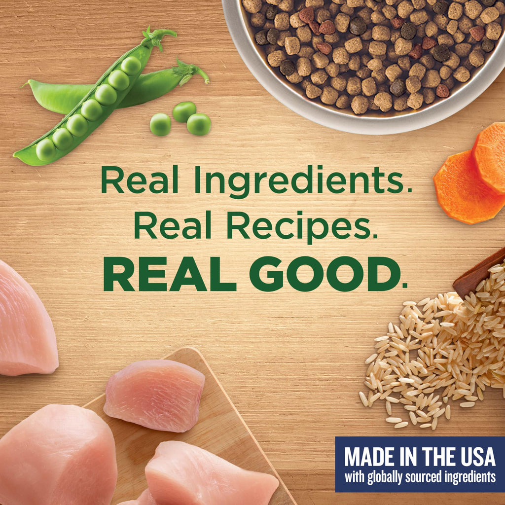 Dry Dog Food, Real Chicken & Veggies, 40 lb. Bag C784005