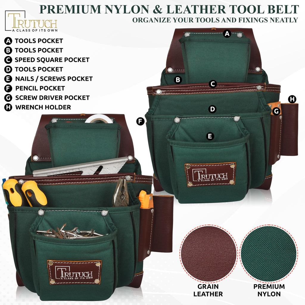 Nylon and Leather Tool Belt N394235