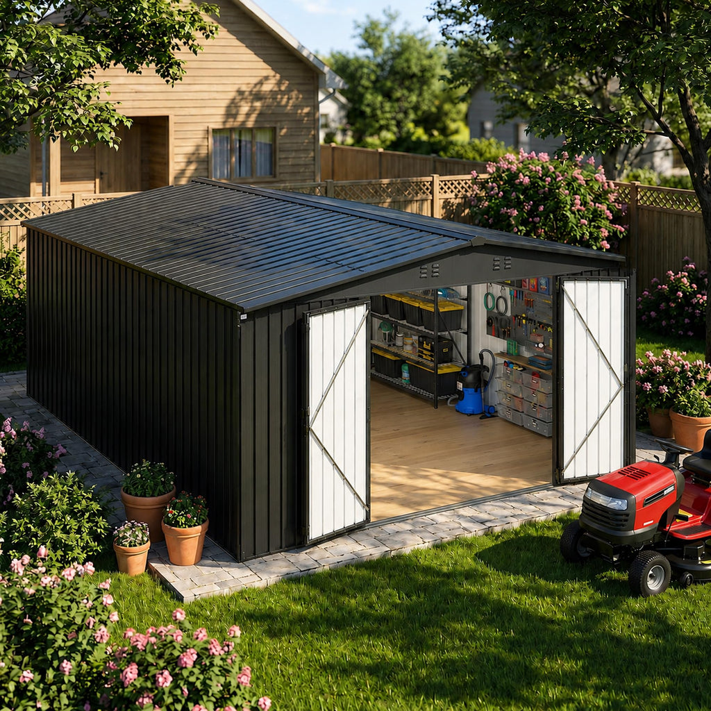 10x14 FT Metal Storage Shed E571435