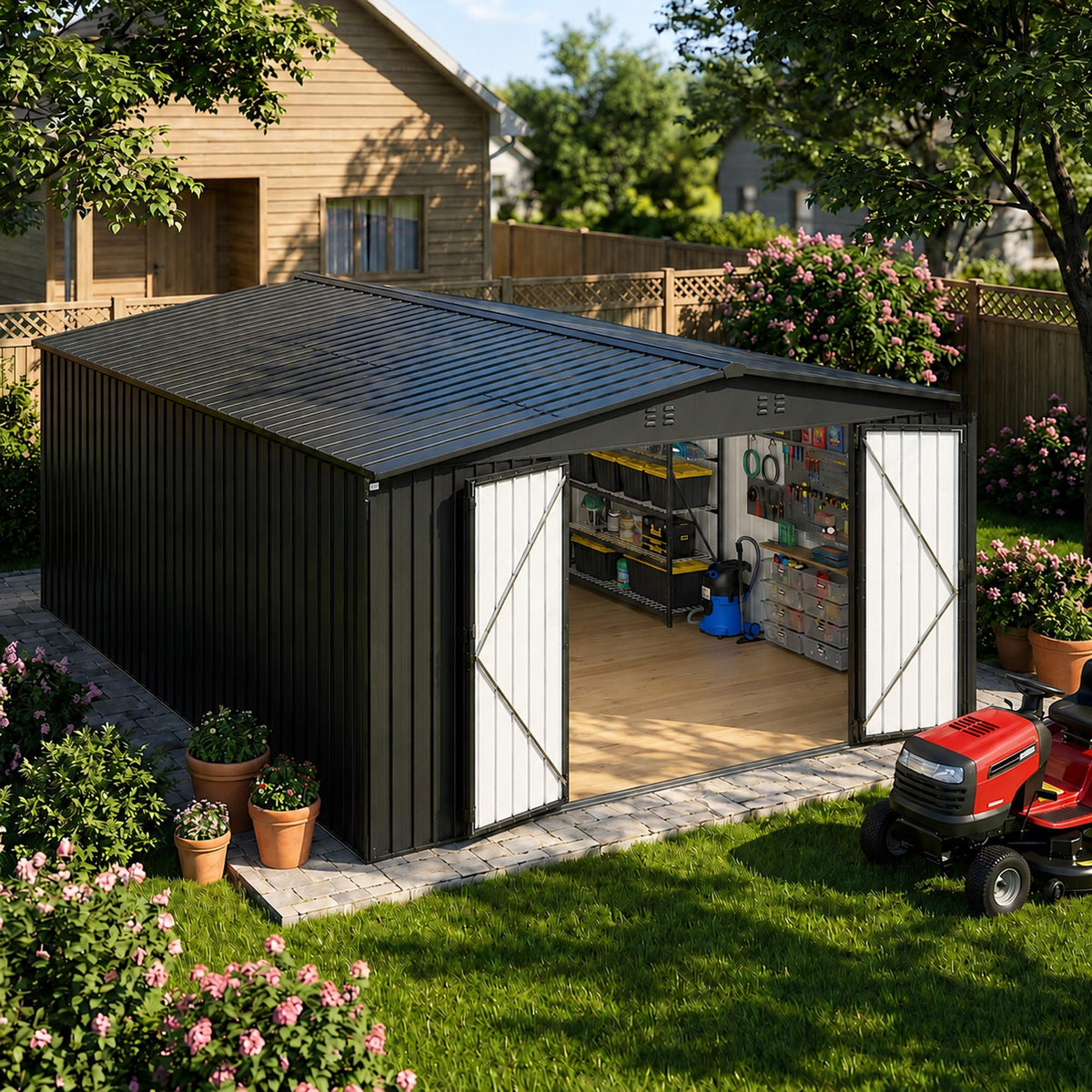 10x14 FT Metal Storage Shed E571435