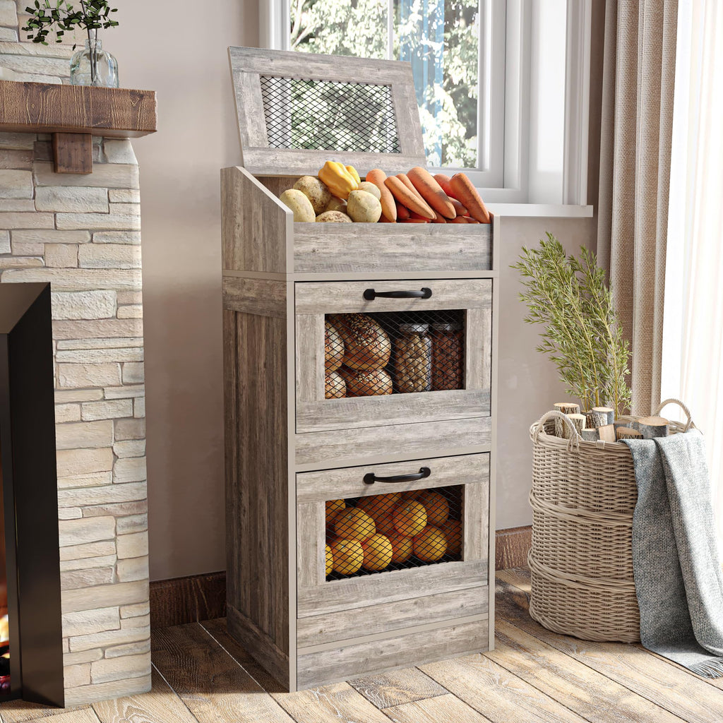 Potato Storage Bin with Lid O43098