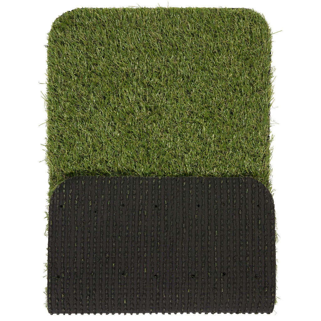 Artificial Grass Puppy Potty Training Pad with Tray, 15" x 30" Reusable T457755